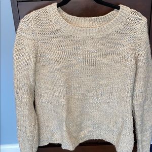 Banana republic sweater with silver details